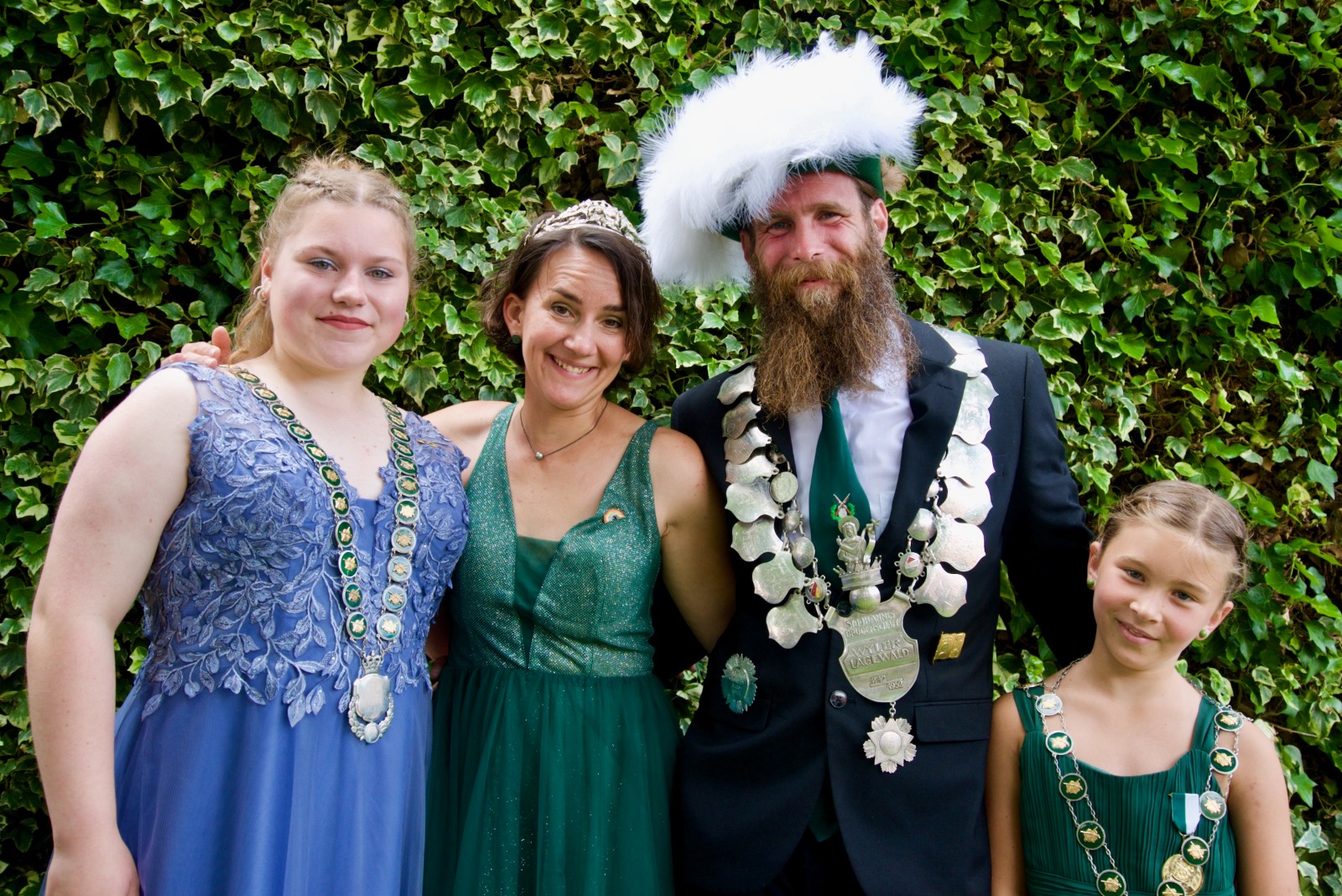 Die Würdenträger 2023: Nelia Kropmann, Steffanie Lihring, Arend Lihring, Mira Lihring