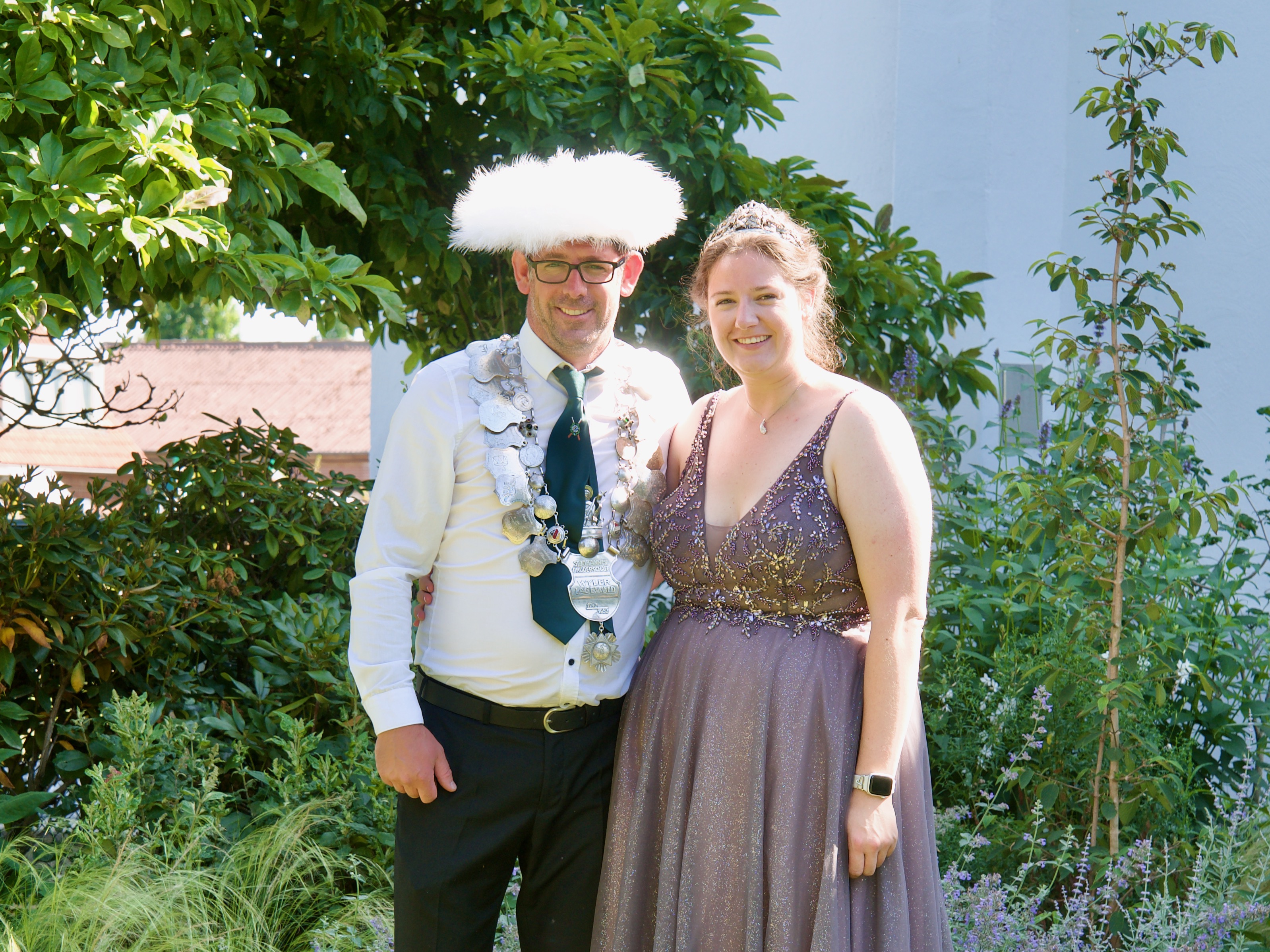 Königspaar Christoph Janssen und Elena Kropmann